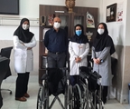 اهدای دو عدد ویلچر به بیمارستان جواد الائمه علیه السلام