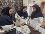 برگزاری کارگاه عملی احیا قلبی ریوی نوزاد 